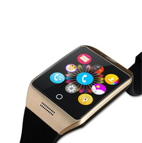 Smartwatch cu telefon iUni Apro U16, Camera, BT, 1.5 inch, Auriu + Card MicroSD 4GB Cadou